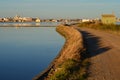 The Albufera natural park, a wetland of international importance in the Valencia region, threatened by water pollution and unsusta Royalty Free Stock Photo