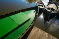 Albufera of Valencia boats in the lake Royalty Free Stock Photo