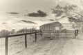 Albumen Print - Old Barn