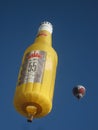 Albuquerque Balloon Fest Special Shape Beer Bottle Royalty Free Stock Photo