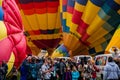 Albuquerque Balloon Fiesta Launch 2015 Royalty Free Stock Photo