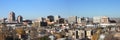 Albuquerque Downtown Panorama in Daytime Royalty Free Stock Photo