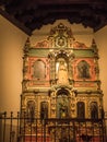 Albuquerque is in New Mexico.This is the altar in the church of San Felipe de Neriurch of Royalty Free Stock Photo