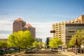 Albuquerque new mexico skyline of downtown