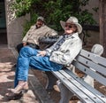 Senior Cowboy of Albuquerque Royalty Free Stock Photo