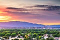 Albuquerque, New Mexico, USA downtown cityscape Royalty Free Stock Photo
