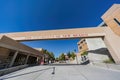 Sunny view of the beautiful campus of The University of New Mexico Royalty Free Stock Photo