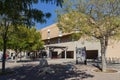 Sunny view of the beautiful campus of The University of New Mexico Royalty Free Stock Photo