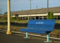 Albury train station seat
