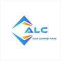 ALC abstract technology logo design on white background. ALC creative initials Royalty Free Stock Photo