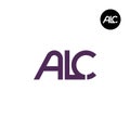 ALC Logo Letter Monogram Design Royalty Free Stock Photo