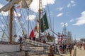 AlcÃ¢ntara dock, Lisbon, Portugal, September 2nd 2023, The Tall Ships Races event Royalty Free Stock Photo