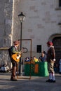 Alcala de Henares, Spain - October 09 2022. Medieval Market of Alcala de Henares, actually called the Cervantino Market, is the