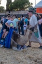 Alcala de Henares, Spain - October 09 2022. Medieval Market of Alcala de Henares, actually called the Cervantino Market, is the