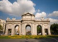 Alcala Gate (Puerta de Alcala) in Madrid