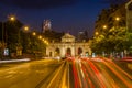 The Alcala Door Puerta de Alcala is a one of the ancient doors of the city of Madrid, Spain