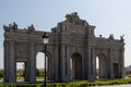 Alcala Gate Park in Europe. Madrid