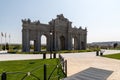 Alcala Gate Park in Europe. Madrid