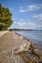 Alcanada Beach at the north coast of Mallorca, Spain Royalty Free Stock Photo