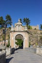 The Alcantara bridge. Toledo, Spain Royalty Free Stock Photo