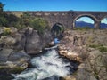 Alcantara river on Sicily island