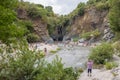 Alcantara river gorge on Sicily