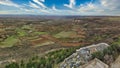 Alcarria in Guadalajara,Spain. Drone Photo