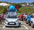 Alcatel One Touch Car in Pyrenees Mountains