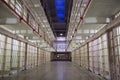 Alcatraz cells at night Royalty Free Stock Photo