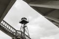 Alcatraz guard tower, San Francisco, California Royalty Free Stock Photo