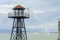 Alcatraz guard tower, San Francisco, California Royalty Free Stock Photo