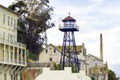 Alcatraz guard tower, San Francisco, California Royalty Free Stock Photo