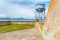 Alcatraz Island Exercise Yard San Francisco Royalty Free Stock Photo