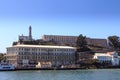 Back of Alcatraz island Royalty Free Stock Photo