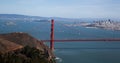 San Francisco Bay and city skyline Royalty Free Stock Photo