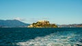 Alcatraz Island, an historic prison in San Francisco Bay Area Royalty Free Stock Photo