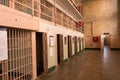 Alcatraz island prison interior celblock Royalty Free Stock Photo