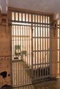 Alcatraz island prison interior cell block Royalty Free Stock Photo