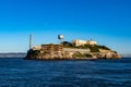 Alcatraz Island prison penitenciary, San Francisco California, USA, March 30, 2020 Royalty Free Stock Photo