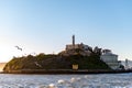 Alcatraz Island prison penitenciary, San Francisco California, USA, March 30, 2020 Royalty Free Stock Photo