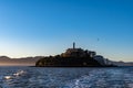 Alcatraz Island prison penitenciary, San Francisco California, USA, March 30, 2020 Royalty Free Stock Photo