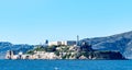Alcatraz Island prison penitenciary, San Francisco California, USA, March 30, 2020 Royalty Free Stock Photo