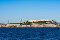 Alcatraz Island prison penitenciary, San Francisco California, USA, March 30, 2020 Royalty Free Stock Photo