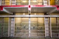 Alcatraz Island's cells Royalty Free Stock Photo