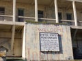 Alcatraz, San Francisco - United States Penitentiary Sign Royalty Free Stock Photo