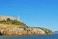 Alcatraz Island, lighthouse, prison, rock, San Francisco, California, United States of America, Usa Royalty Free Stock Photo