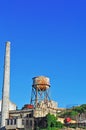 Alcatraz Island, prison, water tower, San Francisco, California, United States of America, Usa Royalty Free Stock Photo