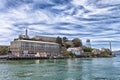 Alcatraz Island from the Water Royalty Free Stock Photo