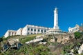 Alcatraz jail in San Francisco bay Royalty Free Stock Photo