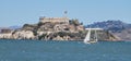 Alcatraz Prision viewed from Pier 69 - San Francisco - California USA